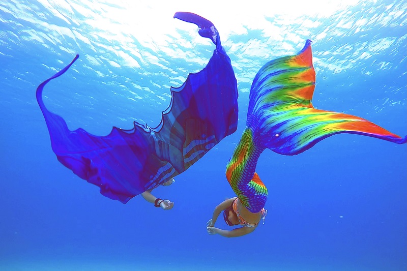 奄美大島：人魚になって泳げるダイビング「マーメイドスイム」販売中！