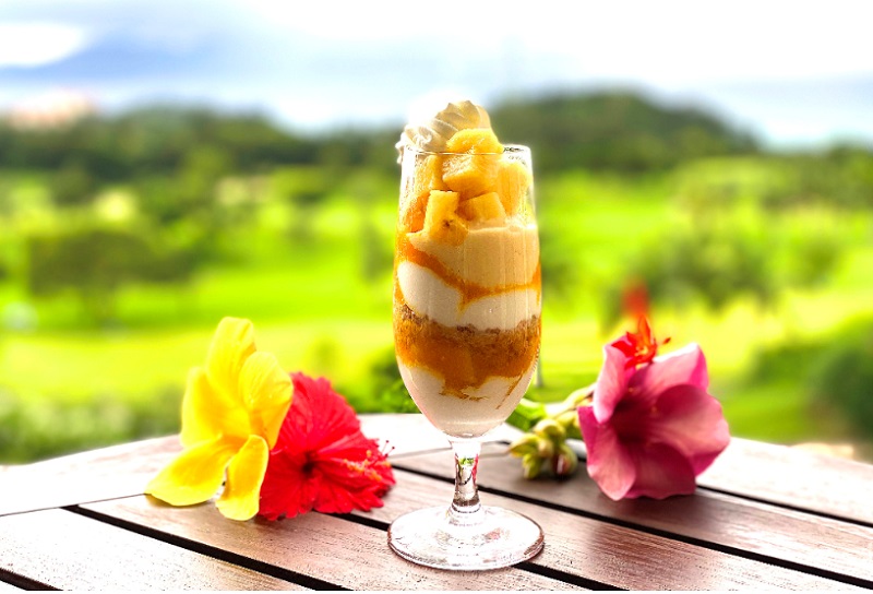 沖縄・名護市：ザ・リッツ・カールトン沖縄、国産最高級パイナップルのパフェを限定販売