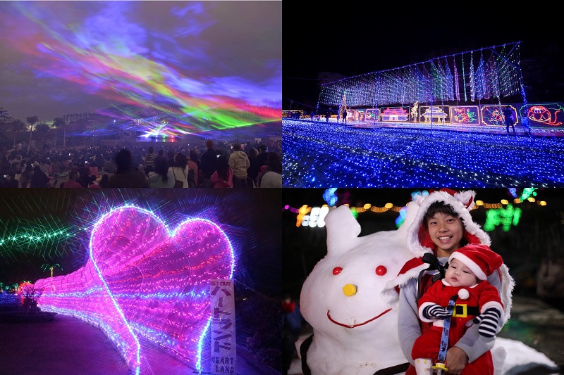 沖縄こどもの国「クリスマスファンタジー’21」日本最大級のレーザー光線ショーは必見！