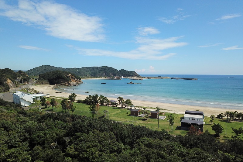 【自然レクリエーション村】種子島にある熊野海水浴場とキャンプ場