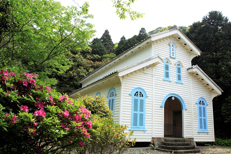 【奈留島の江上天主堂】世界文化遺産の構成資産である五島列島の木造教会