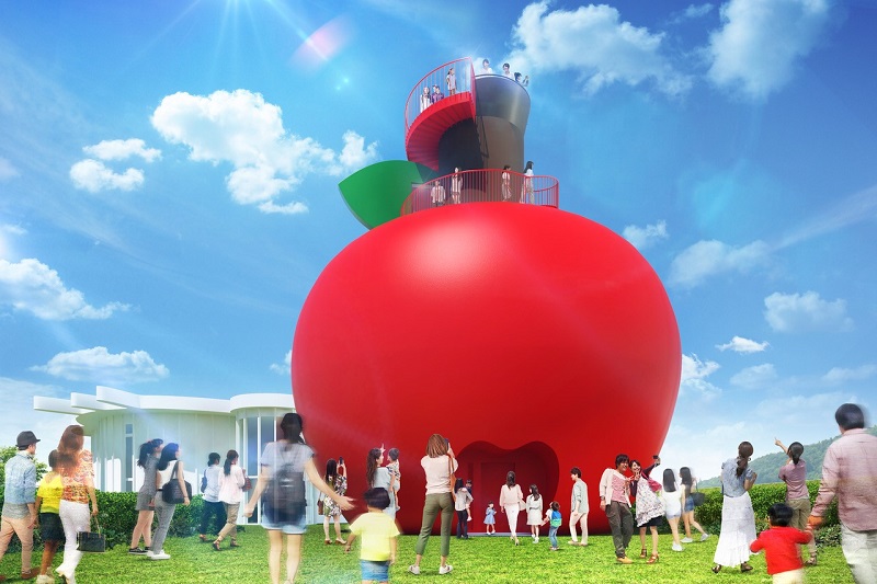 淡路島に世界最大“ハローキティのりんごのおうち”『HELLO KITTY APPLE HOUSE』オープン！