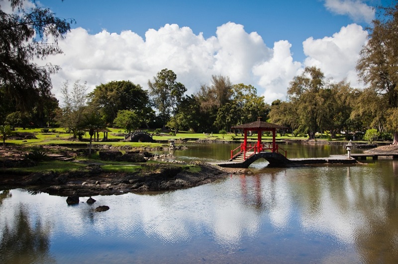 リリウオカラニ庭園 | ハワイ島のヒロ湾沿いに広がる緑豊かで静かな公園