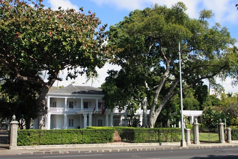 【ワシントン・プレイス】オアフ島の旧知事邸とハワイ国最後の女王邸宅