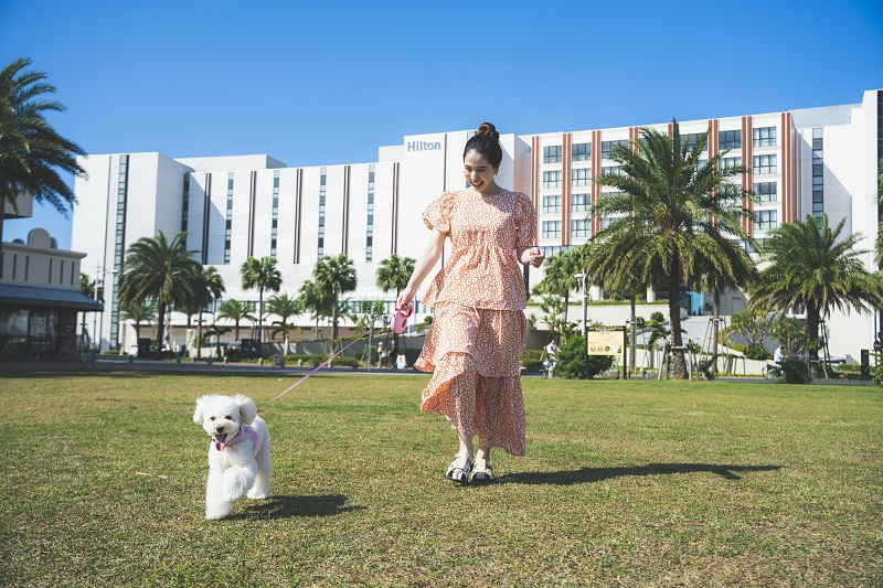 ヒルトン沖縄北谷リゾート、愛犬と一緒にホテルステイできる宿泊プラン