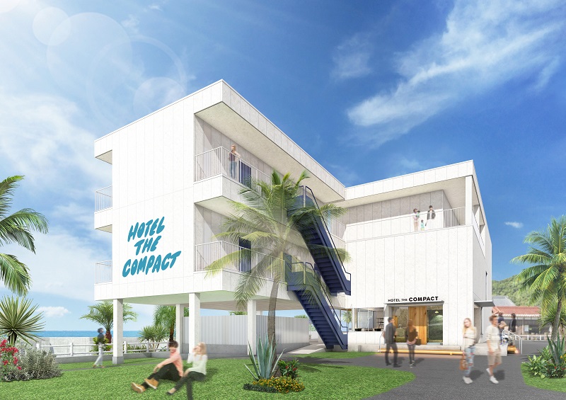 淡路島の海も空も街も楽しむ全17室のリゾートホテル「HOTEL THE COMPACT」開業