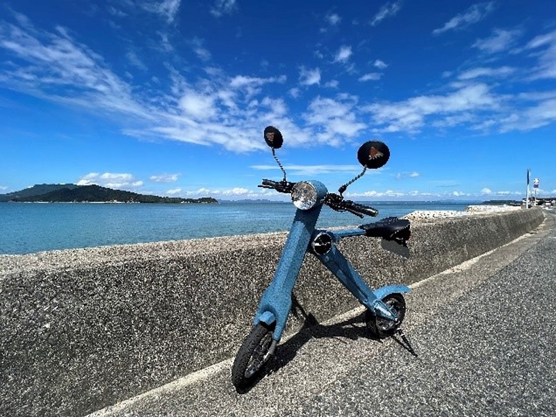 ゴールデンウィークの小豆島観光にぴったり！100％電動バイク・スマートEVのレンタルサービス