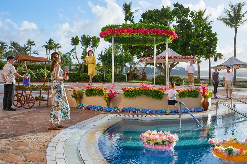 星野リゾート リゾナーレグアム、ミクロネシア諸島の花文化をテーマに「マーマーの花咲くリゾナーレ」初開催