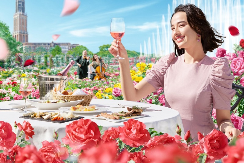 ハウステンボス「100万本のバラ祭」ヨーロッパの街並みが彩るアジア最大級規模のバラの祭典