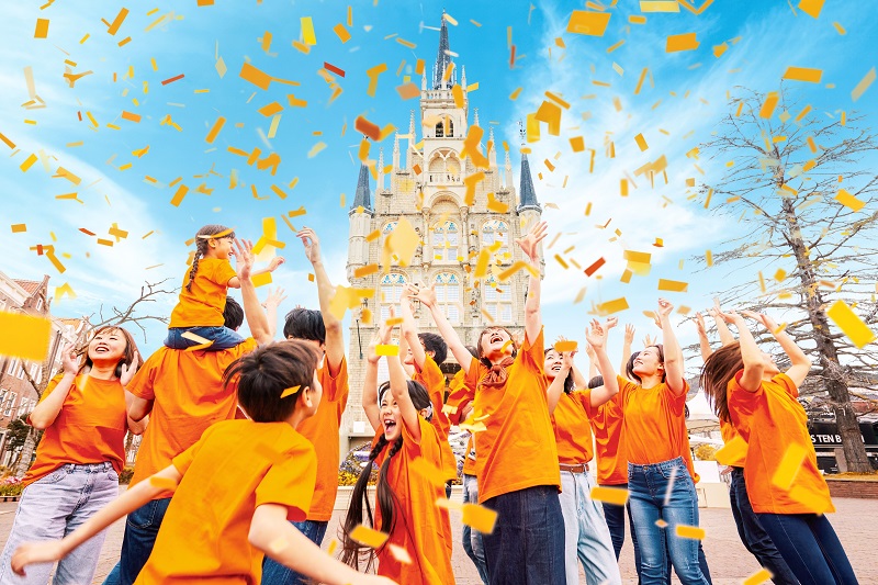 街中がオレンジ色に染まるオランダ最大のお祭り「キングスウィーク」がハウステンボス初登場！