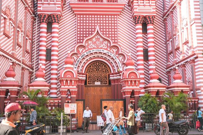 スリランカ_Jami Ul Alfar Mosque_W02